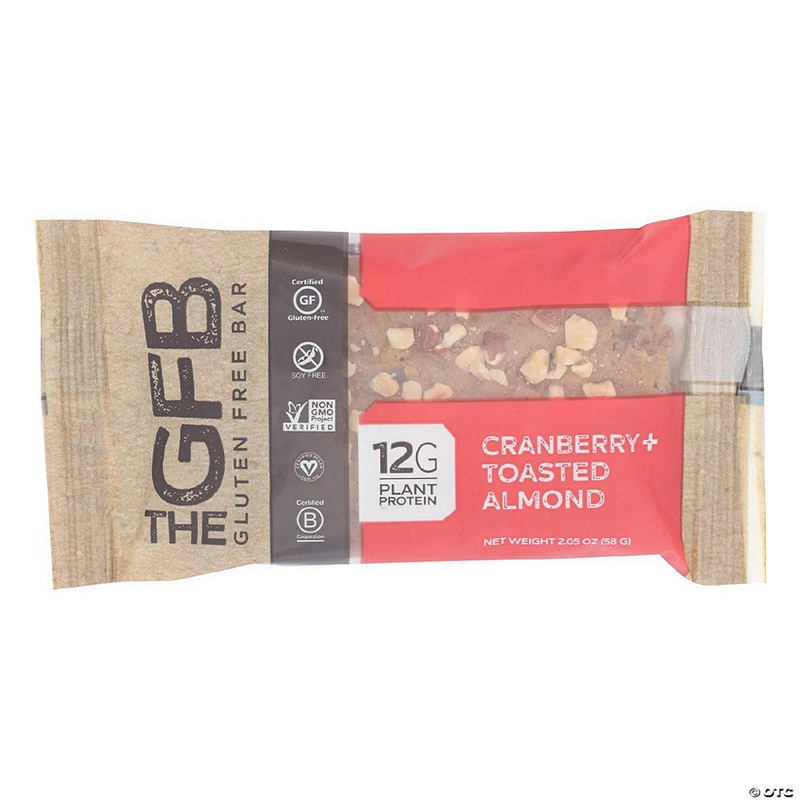 The Gluten Freeb Bar – Cranberry Toasted Almond – Gluten Free – Case of 12 – 2.05 oz