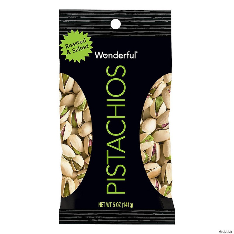 Wonderful Pistachios Pistachio Roasted Salted 5 oz (Pack of 24)