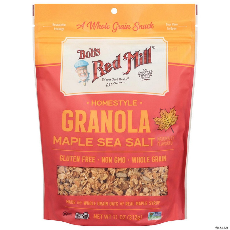 Bobs Red Mill Granola Homestyle Maple Sea Salt 11 oz (Pack of 6)