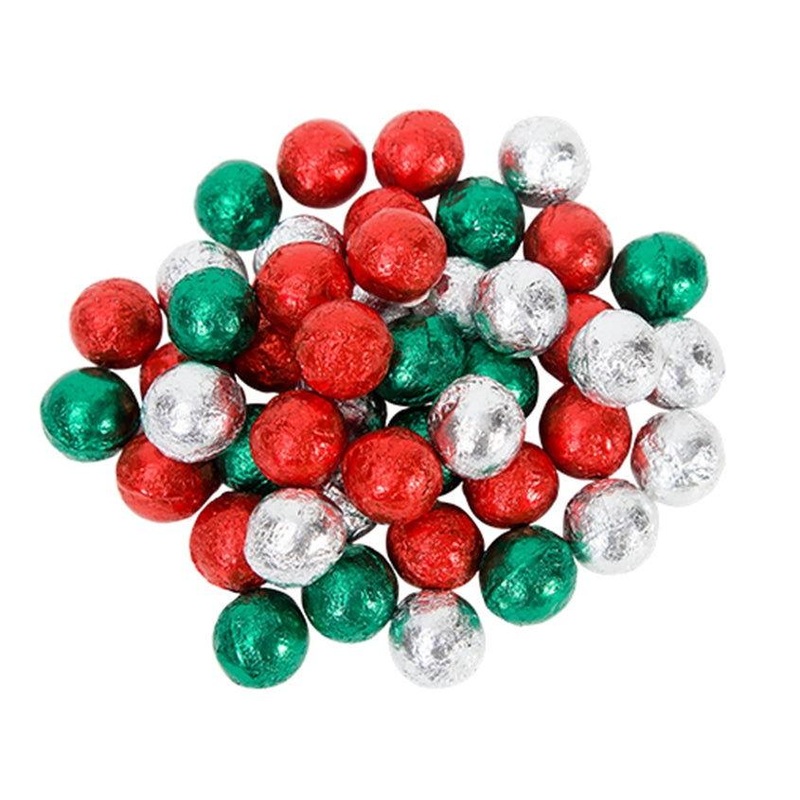 Foil Wrapped Christmas Chocolate Balls