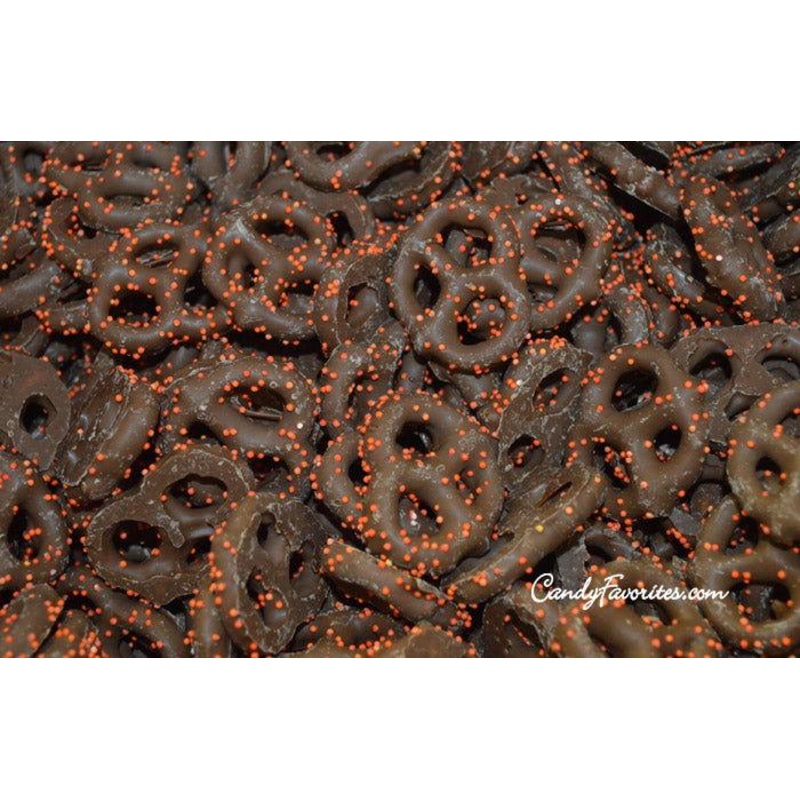 Halloween Chocolate Pretzels