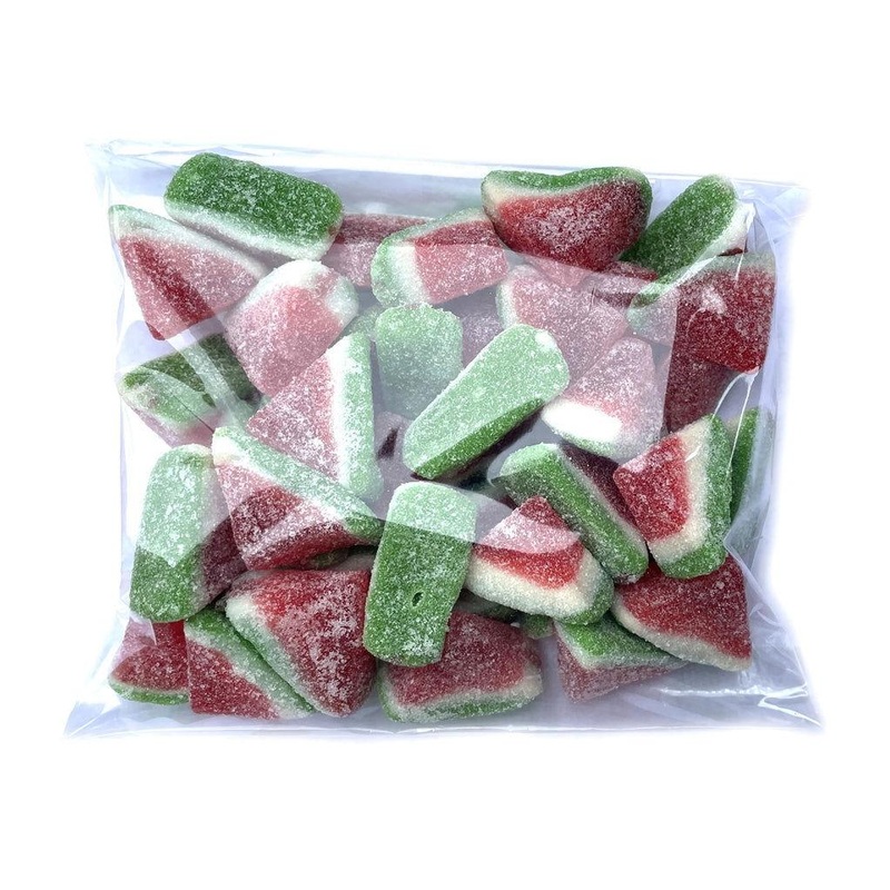 Hand-Packed Gummi Watermelon Slices Flat Bags