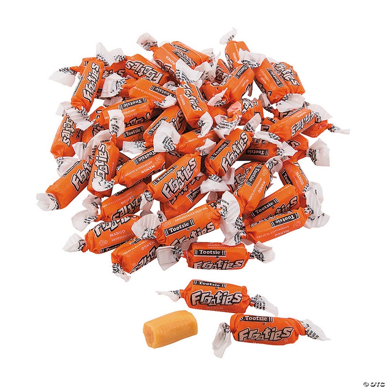 Mango Mini Tootsie Roll Frooties Chewy Fruit Candy