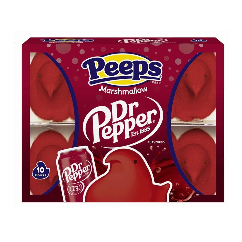 Marshmallow Peeps Dr Pepper Chicks 10 Count Tray