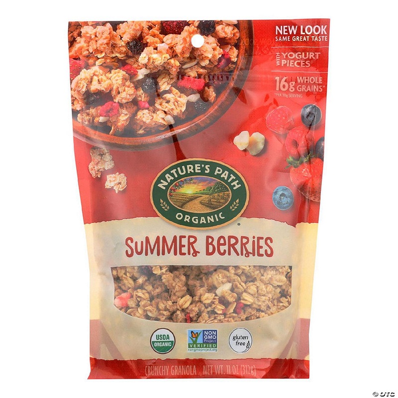 Nature’s Path Organic Summer Berries Granola – Case of 8 – 11 oz.