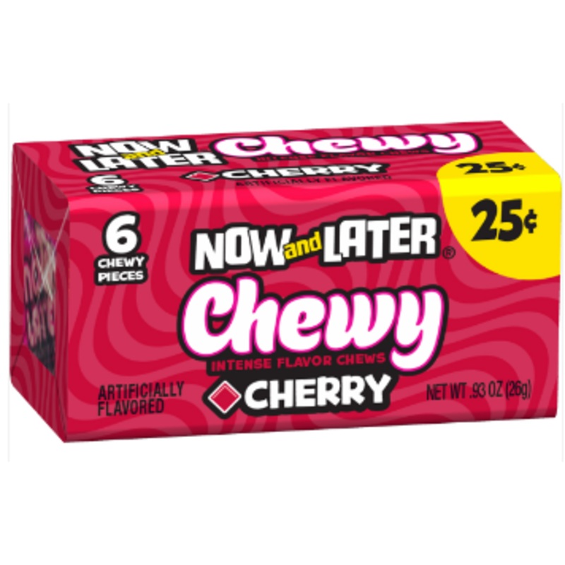 Now and Later Soft Chewy Cherry 24 Ct