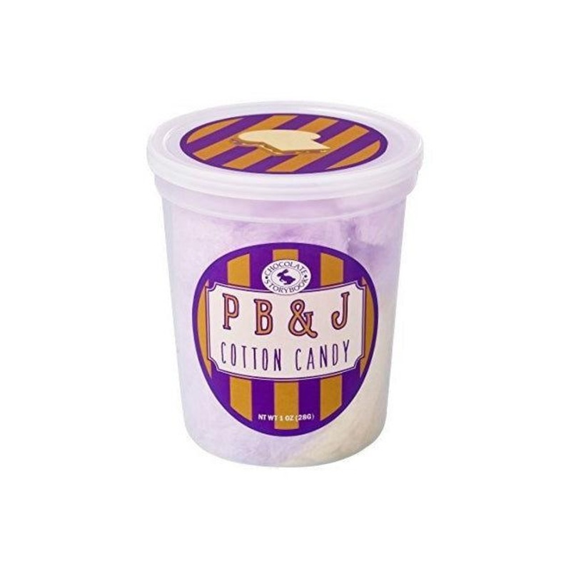 Peanut Butter and Jelly Cotton Candy