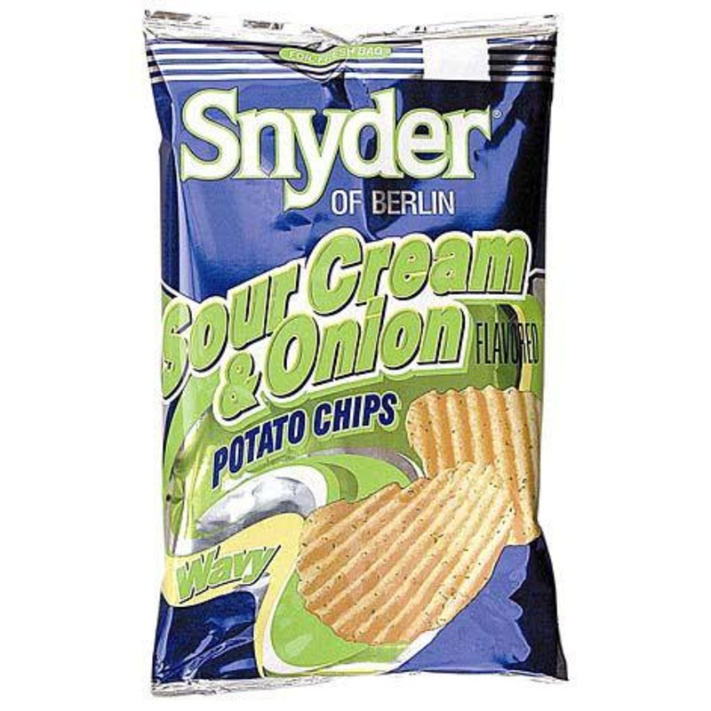 Snyder of Berlin Wavy Sour Cream and Onion Potato Chips