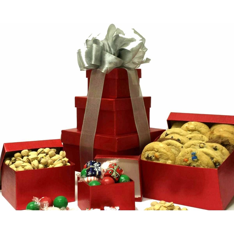 Three Tier Red Gift Box