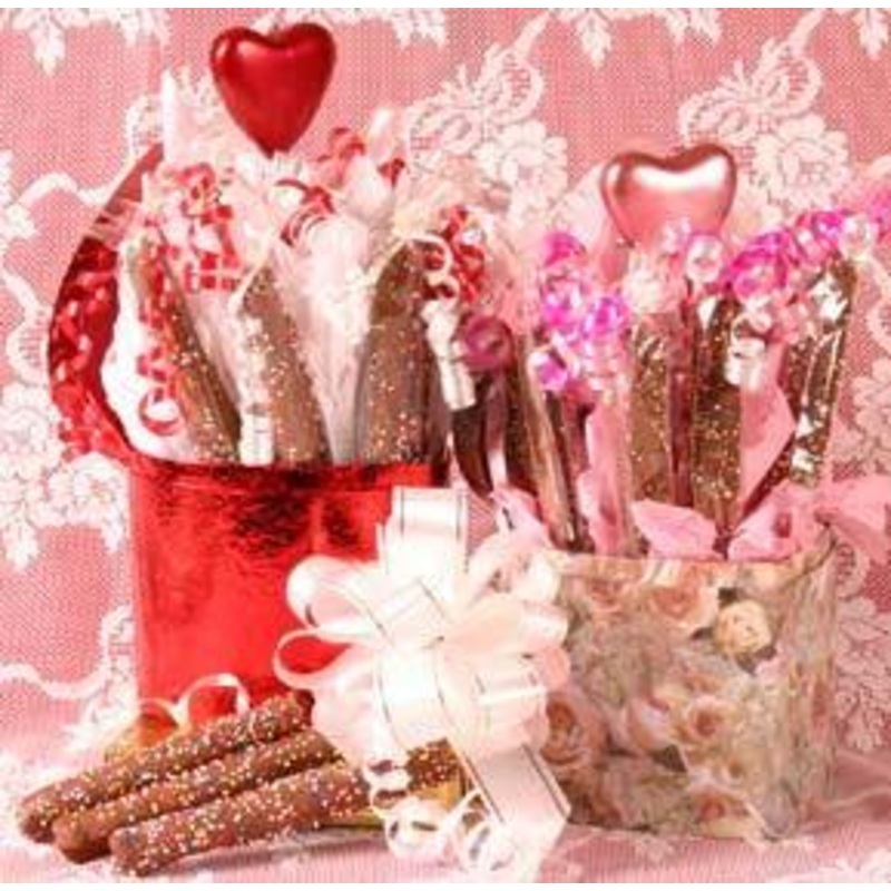 Valentine’s Chocolate Pretzels