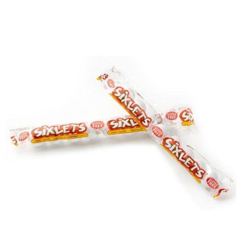 White Sixlets Tubes