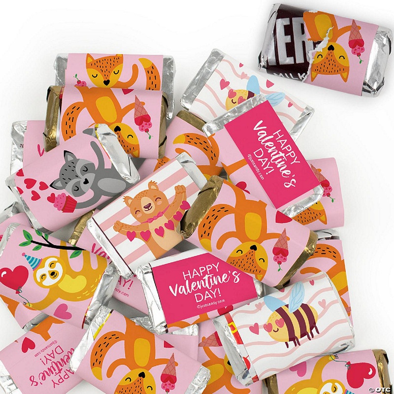 152 Pcs Valentine’s Day Candy Favors Hershey’s Miniatures Chocolate – Cuties