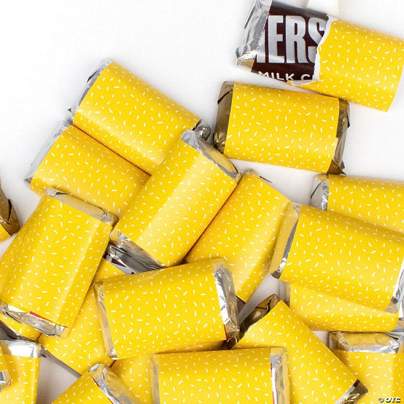 38 Pcs Yellow Candy Party Favors Hershey’s Miniatures Chocolate