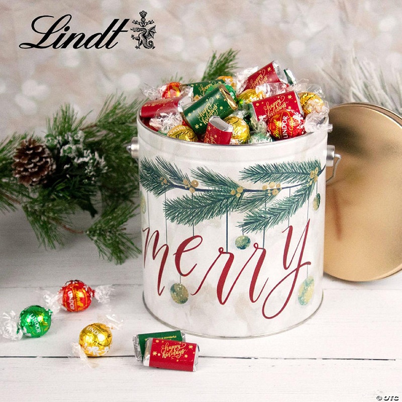 3lb Candy Gifts for Christmas Hershey’s Miniatures & Lindt Truffles – Very Merry
