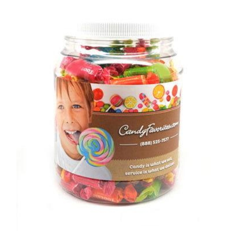 Assorted Tootsie Rolls Candy Jar