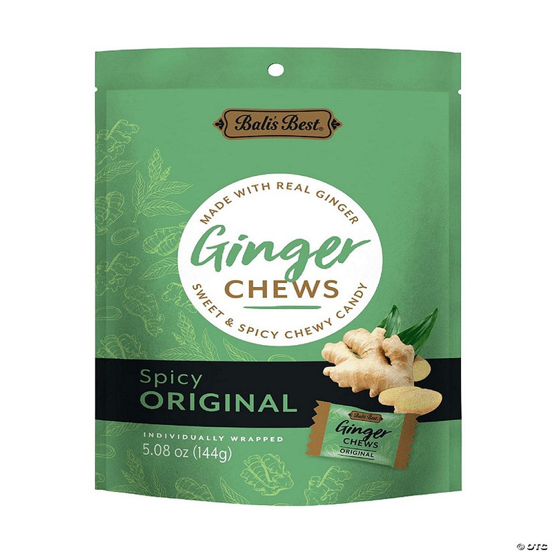 Bali’s Best Chews Ginger Spicy Original 5.08 oz Pack of 12