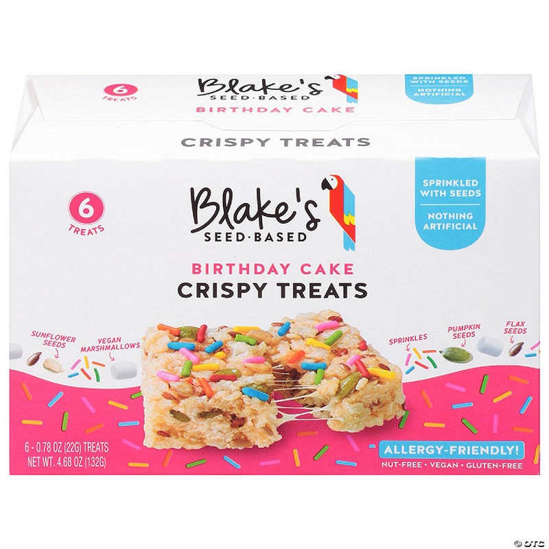 Blakes Seed Based Rice Crispy Treats Body Cake 6 ea 4.68 oz (Pack of 12)