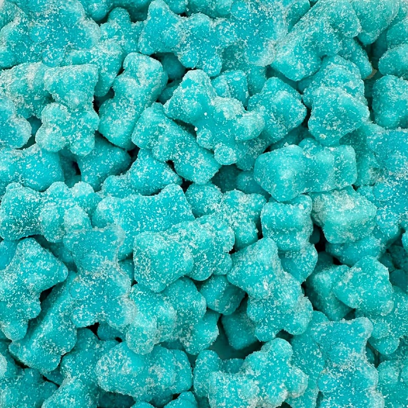 Blue Sour Baby Bears Starch Jelly Candy 5.5lb