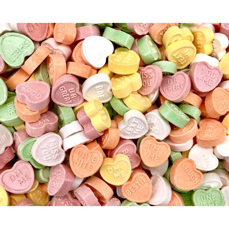 Brach’s Heart “2” Heart Tiny Conversation Hearts Valentine Candy