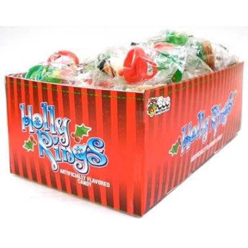 Christmas Holly Rings