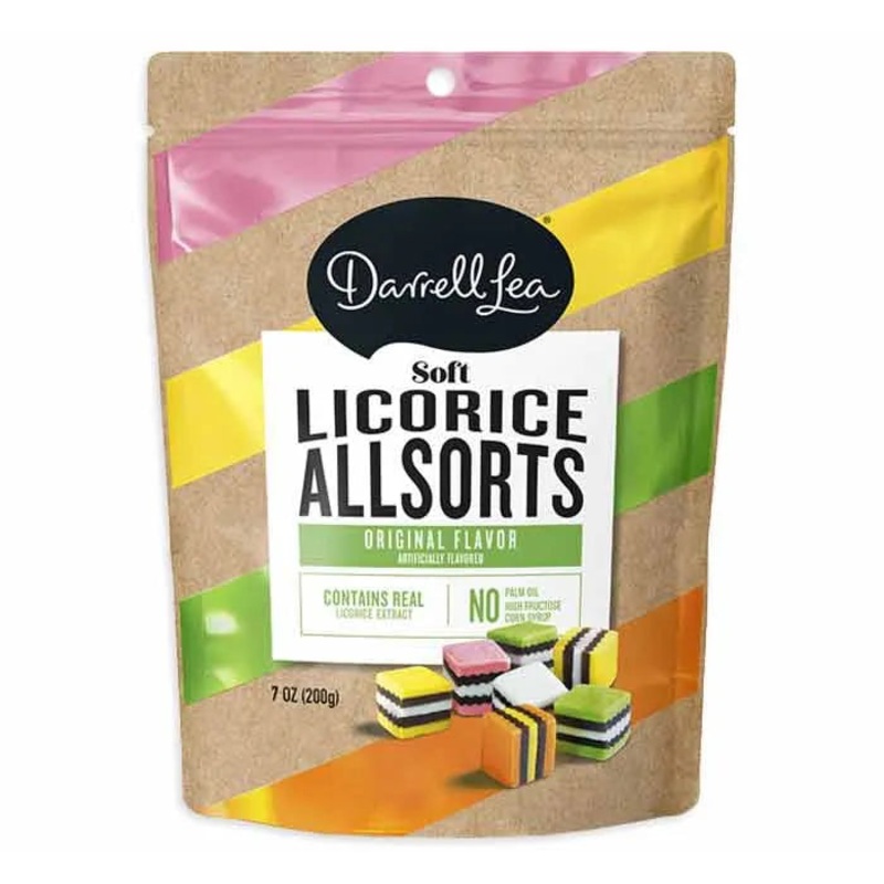 Darrell Lea Soft Licorice Allsorts – Original: 8-Piece Case