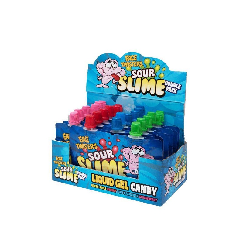 Face Twisters Sour Slime Double Pack