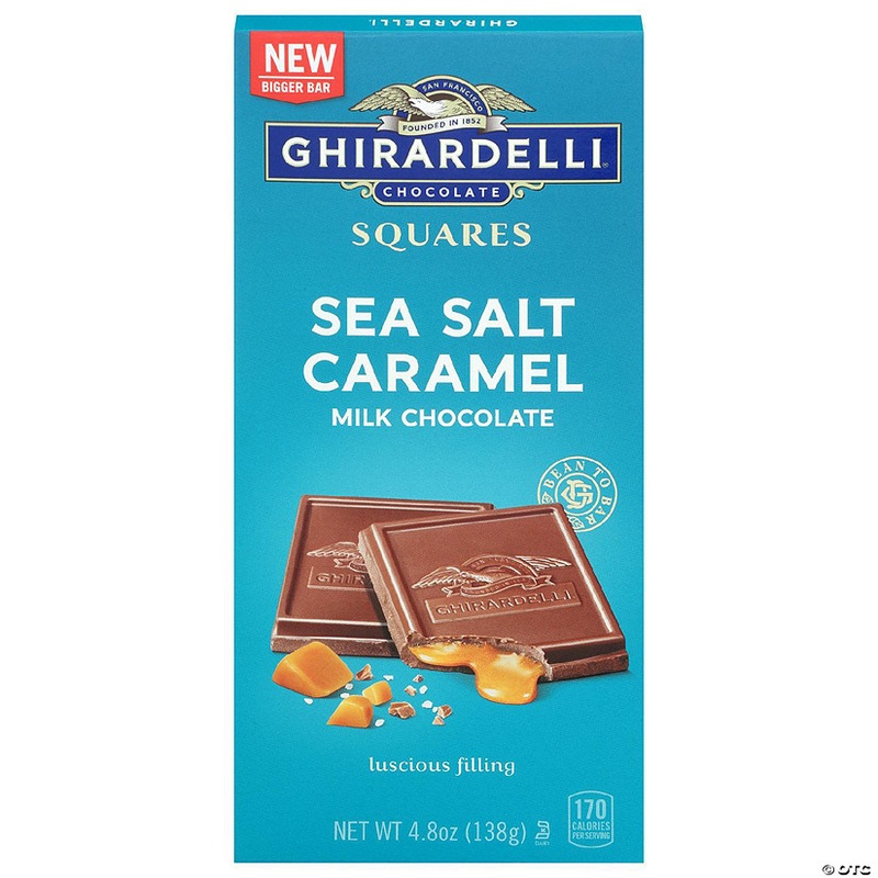 Ghirardelli – Bar Milk Chocolate Sea Salt Caramel – Case of 10-4.8 OZ