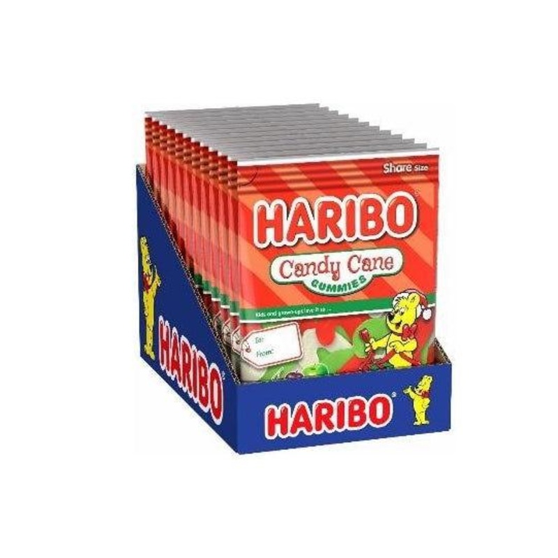 Haribo Christmas Candy Cane Gummies 5 Ounce Bags