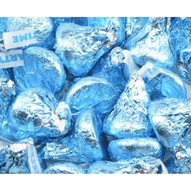 Light Blue Hershey’s Kisses Bulk
