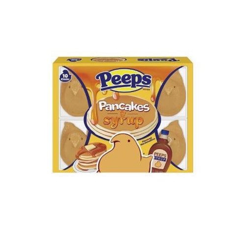 Marshmallow Peeps Pancake & Syrup Chicks 10 Count Trays