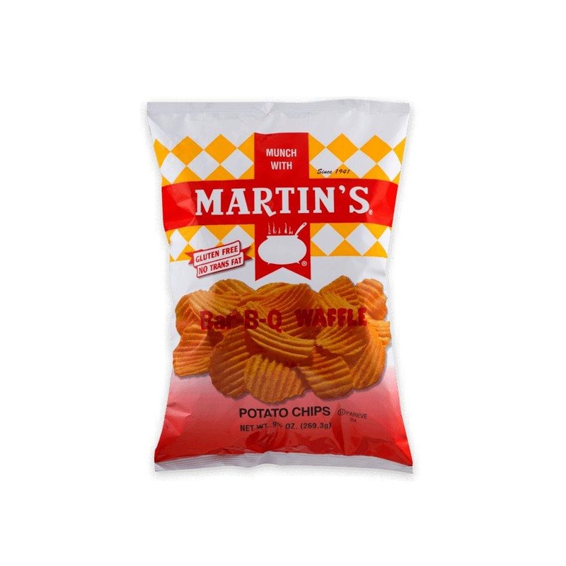 Martins BBQ Waffle Potato Chips Bags
