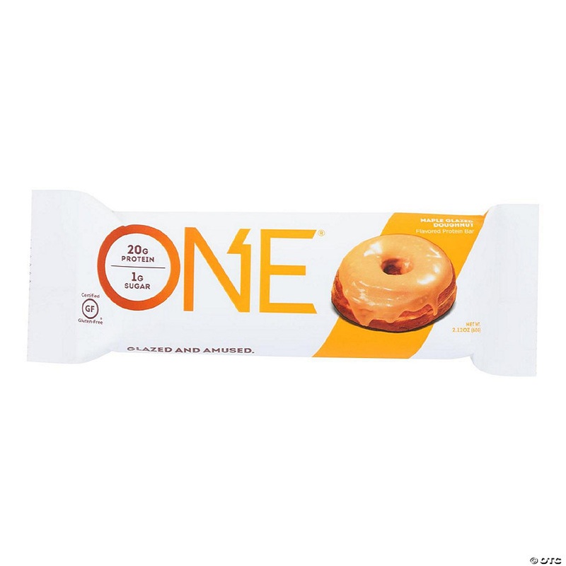 One Brands Protein Bar Maple Glazed Doughnut  – Case of 12 – 60 GRM