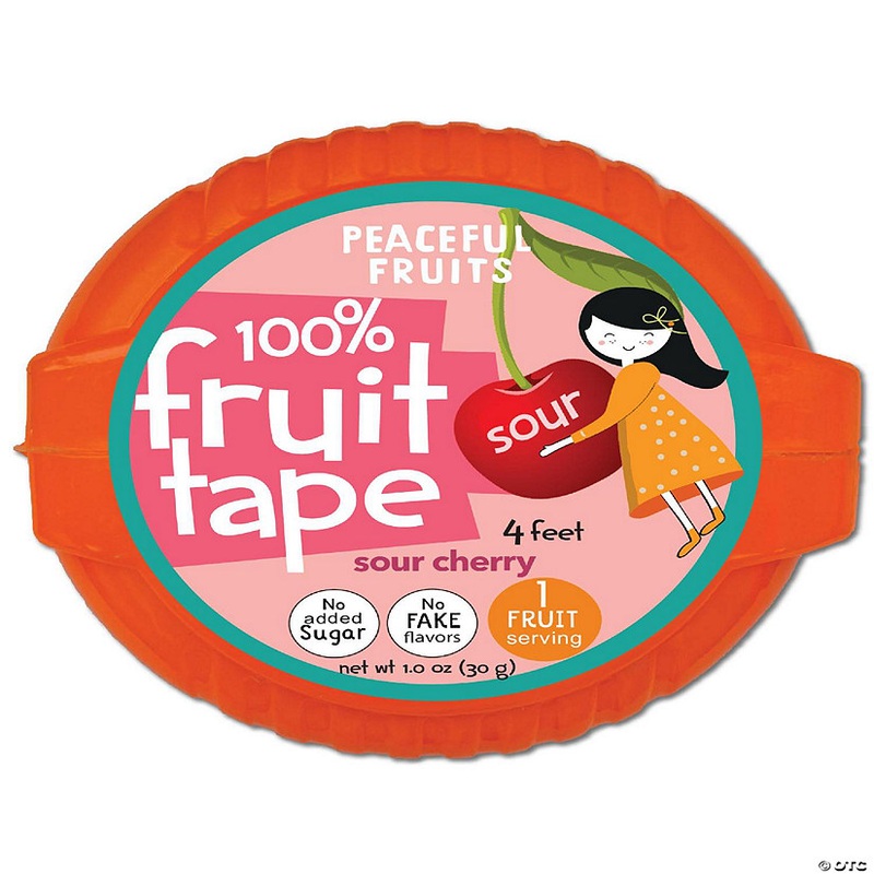 Peaceful Fruits Fruit Tape Sour Cherry 0.5oz Pack of 12