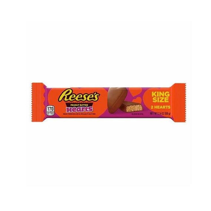 Reese’s 2.4 oz. Peanut Butter Hearts King Size