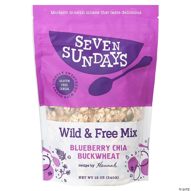 Seven Sundays Muesli – Blueberry Chia Buckwheat 12 oz (Pack of 6)