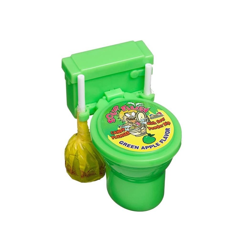 Sour Flush Lollipop Plunger Lollipop