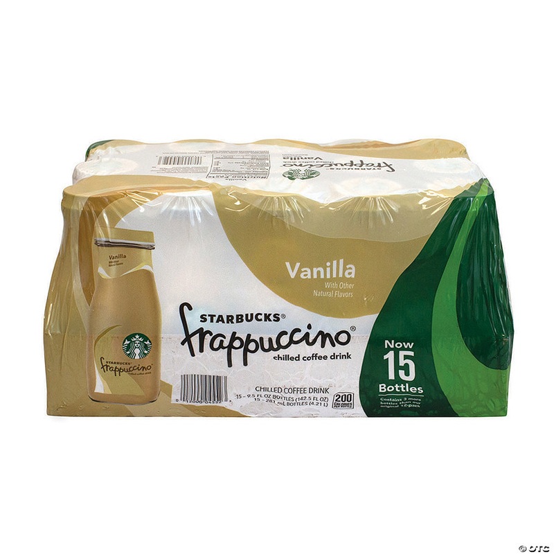 Starbucks Frappuccino Vanilla Coffee Drink, 9.5 oz, 15 Count