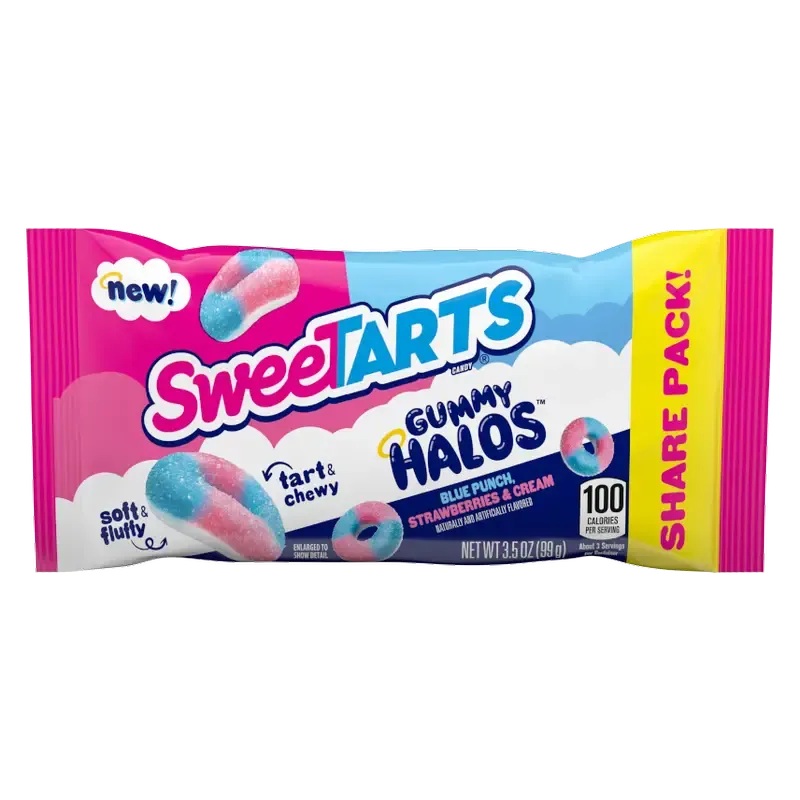 Sweetarts Gummy Halos Share Pack: 12-Piece Display