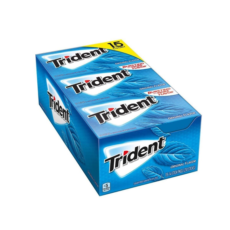 Trident Original Sugarless Gum Plenty Pack