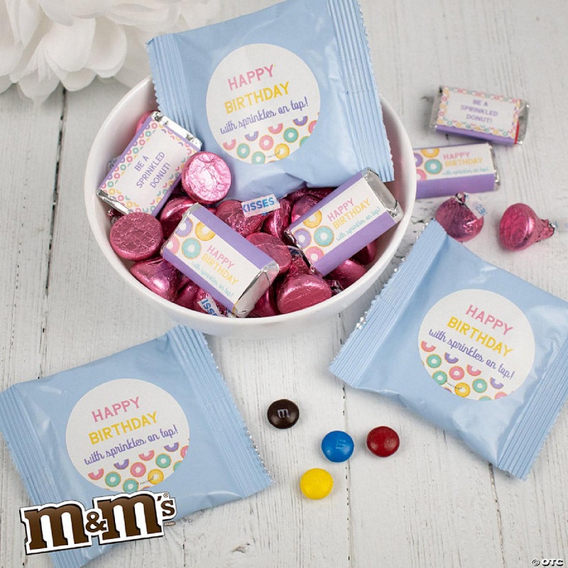 113 Pcs Donuts Kids Birthday Candy Piata Chocolate Party Mix (2 lb)