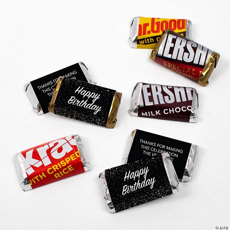 152 Pcs Adult Birthday Candy Party Favors Hershey’s Miniatures Chocolate – No Assembly Required