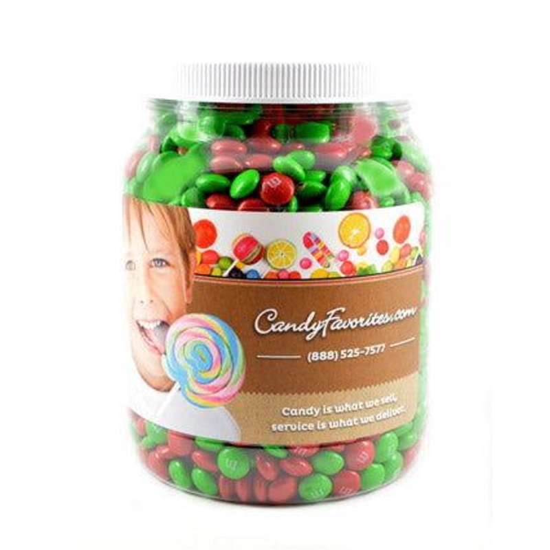 Christmas M&M’s  Candy Jar