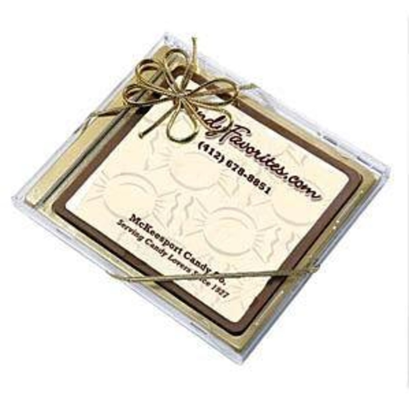 Custom Chocolate Solid Square CD Case