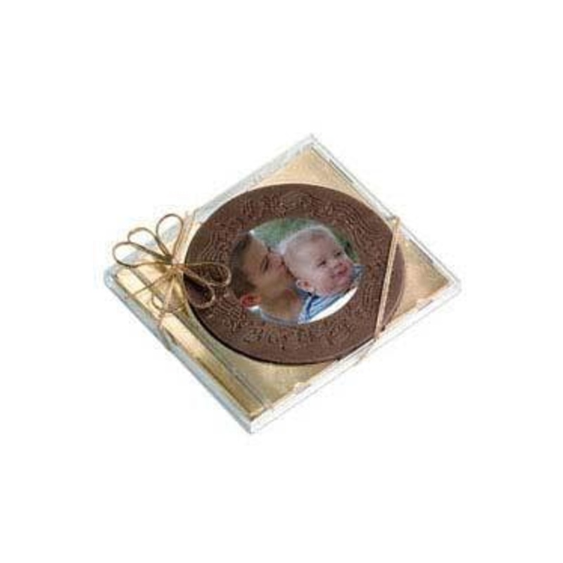 Edible Custom Round Chocolate CD