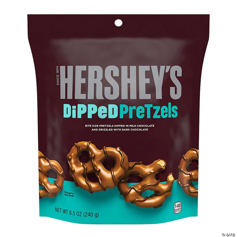 HERSHEY’S Dipped Pretzels, 8.5 oz, 6 Count