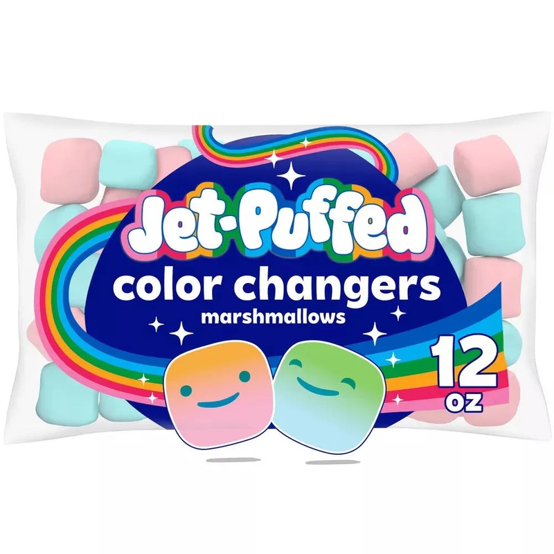 Jet-Puffed Color Changers Marshmallows: 12-Ounce Bag