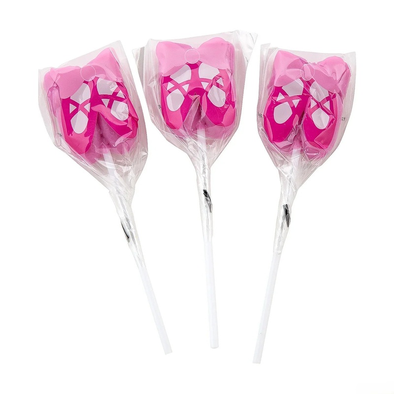 Little Ballerina Ballet Slippers Lollipops: 12-Piece Bag