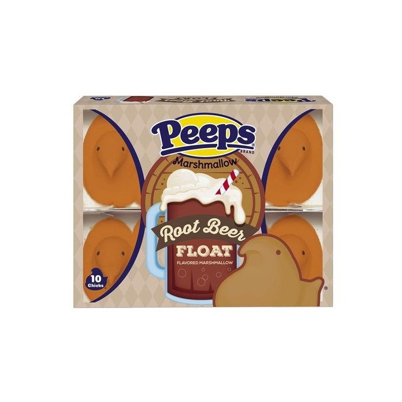 Marshmallow Peeps Root Beer Float Chicks 10 Count Trays