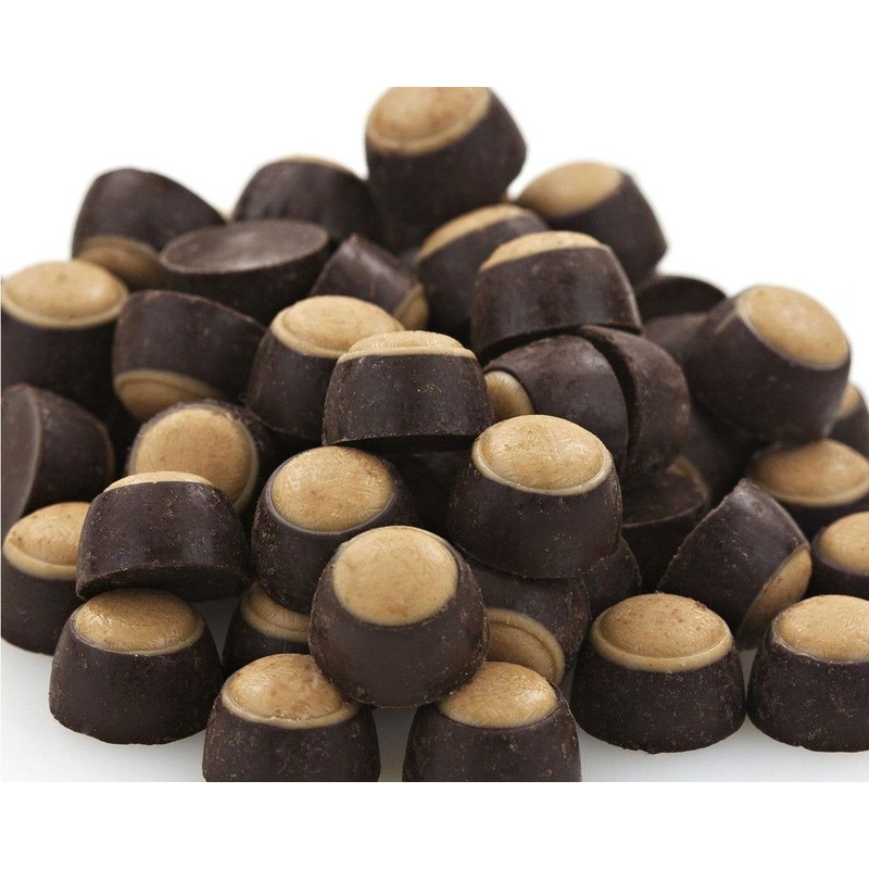 Mini Dark Chocolate and Peanut Butter Buckeyes