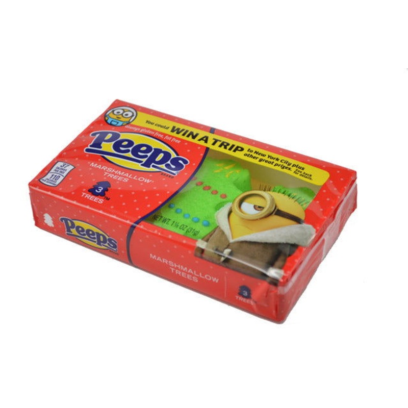 Peeps Marshmallow Christmas Trees 3 Count Tray Full Case